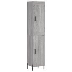 Vidaxl Skříň highboard šedá sonoma 34,5 x 34 x 180 cm kompozitní dřevo