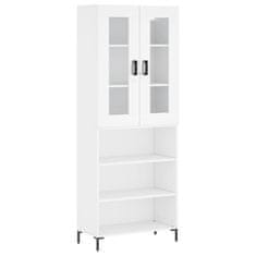 Vidaxl Skříň highboard bílá 69,5 x 34 x 180 cm kompozitní dřevo