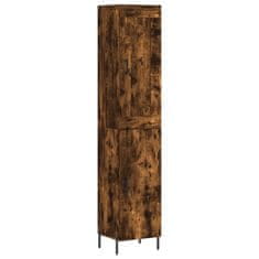 Vidaxl Skříň highboard kouřový dub 34,5 x 34 x 180 cm kompozitní dřevo