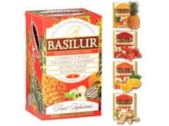 Basilur BASILUR Fruit Infusions - Ovocný čaj bez kofeinu, 4 příchutě v sáčcích 25 x 1,8 g 6