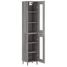 Vidaxl Skříň highboard šedá sonoma 34,5 x 34 x 180 cm kompozitní dřevo