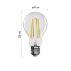 Emos LED žárovka Filament A60 / E27 / 11W (100W) / 1521 lm / neutrální bílá