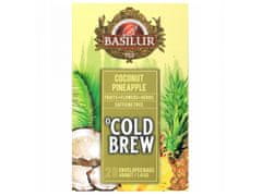 Basilur BASILUR Cold Brew - Ovocný čaj bez kofeinu s vůní kokosu a ananasu, studený čaj v sáčcích 20 x 2 g 