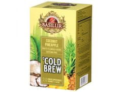 Basilur BASILUR Cold Brew - Ovocný čaj bez kofeinu s vůní kokosu a ananasu, studený čaj v sáčcích 20 x 2 g 