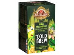 Basilur BASILUR Cold Brew -Ovocný čaj bez kofeinu s marakuji a citrusovým aroma, studený čaj v sáčcích 20 x 2 g x6