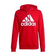 Adidas Mikina červená 164 - 169 cm/S Essentials Fleece Big Logo Hoodie