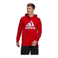 Adidas Mikina červená 164 - 169 cm/S Essentials Fleece Big Logo Hoodie