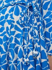 Orsay Modré dámské košilové šaty 38