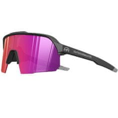 Outdoor master Sportovní Sluneční Brýle Hawk HD Polarized, Black/RoseRed with Revo Green + čirá náhradní čočka