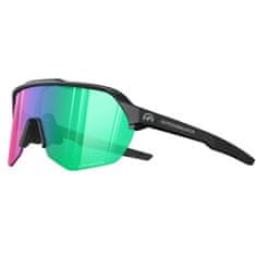 Outdoor master Sportovní Sluneční Brýle Hawk HD Polarized, Black/Grey Revo Purple + čirá náhradní čočka