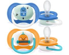 Philips Avent Šidítko Ultra air Play 6-18m chlapec, 2 ks