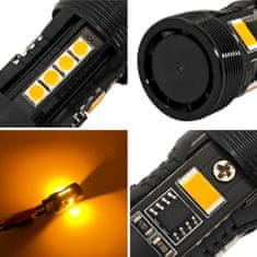 motoLEDy P27W LED žárovka 3156 12V bez chyby oranžová Novinka