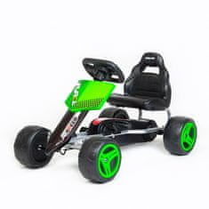 Baby Mix Dětská šlapací motokára Go-kart Speedy zelená