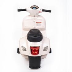 Baby Mix Dětská elektrická motorka Vespa bílá