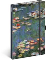 Notique Notes Claude Monet, linkovaný, 13 x 21 cm