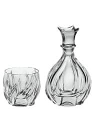 Bohemia Crystal Bohemia Crystal Whisky set Bromelias (1 karafa + 6 sklenic)