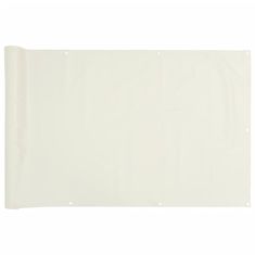 Vidaxl Balkonová zástěna bílá 600 x 120 cm PVC