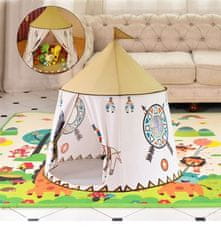 KIK KX7933 TiPi Wigwam 110 cm skládací stan s domečkem na hraní