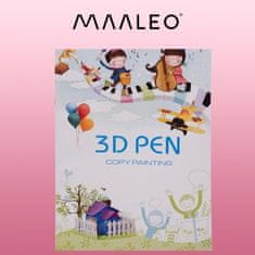 Maaleo Kniha se šablonami pro 3D pero Maaleo 22734 