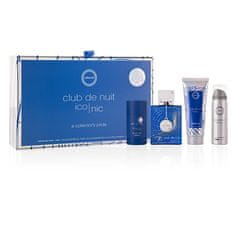 Armaf Club De Nuit Blue Iconic - EDP 105 ml + tuhý deodorant 75 g + deodorant ve spreji 50 ml + sprchový g