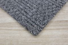 AKCE: 160x160 cm Metrážový koberec Globus 6024 tmavě šedý (Rozměr metrážního produktu Bez obšití)