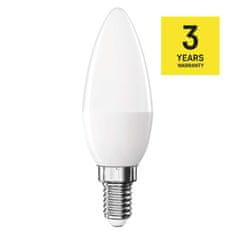 Emos LED žárovka Classic svíčka / E14 / 6,5 W (60 W) / 806 lm / studená bílá