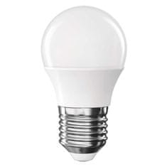 Emos LED žárovka Classic Mini Globe / E27 / 4,2 W (40 W) / 470 lm / studená bílá