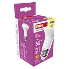 Emos LED žárovka Classic R63 / E27 / 7 W (60 W) / 806 lm / teplá bílá