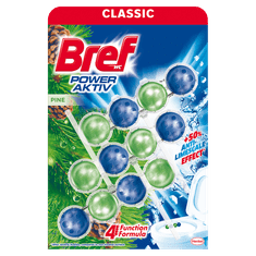 Bref Power Aktiv WC blok Pine 3 x 50 g