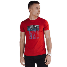 Dstreet Pánské tričko KAR červené rx5559 M