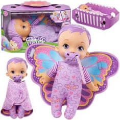 Mattel My Garden Baby Moje první miminko – motýlek, fialové