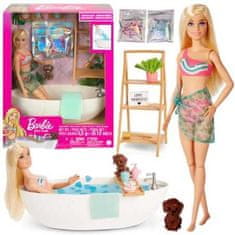 Mattel Panenka Barbie koupel s barevnými konfetami