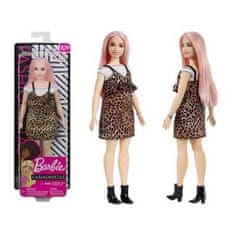 Mattel Panenka Barbie Fashionistas s leopardími šaty