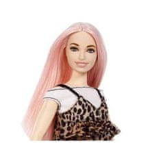 Mattel Panenka Barbie Fashionistas s leopardími šaty