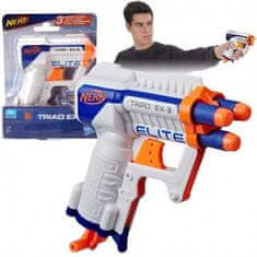 Hasbro Nerf N-Strike Traid EX-3 pistole na pěnové náboje + 3 náboje