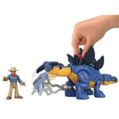 Mattel Jurský svět Imaginext dinosaurus Stegosaurus + Dr. Grant