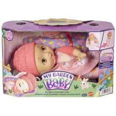 Mattel My Garden Baby Moje první miminko – zajíček, růžové