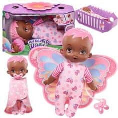 Mattel My Garden Baby Moje první miminko – motýlek, růžové