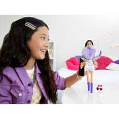 Mattel Barbie Extra stylová panenka + pejsek Dalmatin
