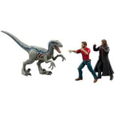 Mattel Figurky Jurský svět – Owen, Velociraptor Blue, Rain Delacourt