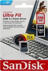 SanDisk SanDisk Ultra Fit/256GB/USB 3.1/USB-A/Černá