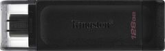 Kingston DataTraveler 70 128GB / USB 3.0 Type C / černá
