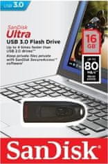 SanDisk SanDisk Ultra/16GB/USB 3.0/USB-A/Černá