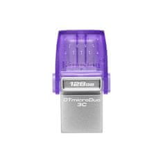 Kingston Kingston DataTraveler MicroDuo 3C/128GB/USB 3.2/USB-A + USB-C/Fialová