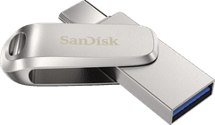 SanDisk SanDisk Ultra Dual Drive Luxe/1TB/USB 3.1/USB-A + USB-C/Stříbrná