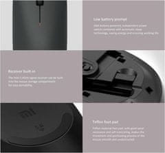 Xiaomi Xiaomi Wirelles Mouse Lite/Kancelářská/Optická/1 000 DPI/Bezdrátová USB/Černá