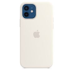 Apple iPhone 12/12 Pro Silicone Case w MagSafe White/SK