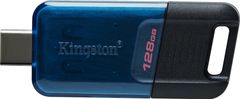 Kingston DataTraveler 80 M USB-C 128GB / USB 3.2 Gen1 / Posuvná krytka