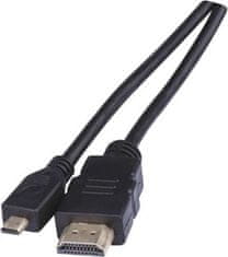 Emos HDMI 2.0 high speed kabel ethernet A vidlice-D vidlice 1,5m