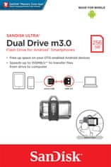 SanDisk SanDisk Ultra Dual Drive M3/256GB/150MBps/USB 3.0/Micro USB + USB-A